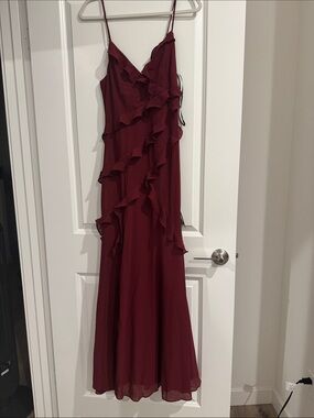 classic elegance wine satin sleeveless mock neck maxi dress Classic Elegance Wine Red Satin Sleeveless Mock Neck Mini Dress